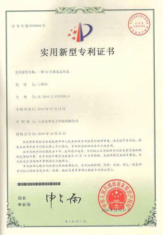 IC卡熱水遠(yuǎn)傳表