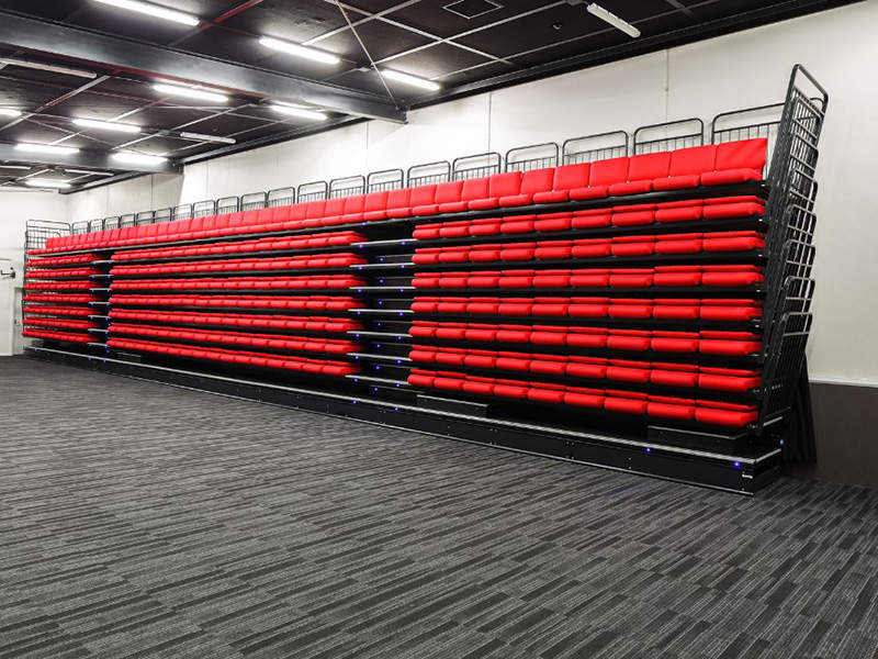 體驗場館電動伸縮看臺座椅